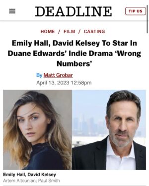 Emily Hall Instagram - woot woot ☎️ very grateful and excited 🥹