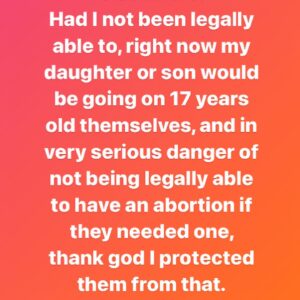 Emily Meade Instagram - I was afraid to say anything publicly about having an abortion. Afraid that it's egotistical and embarrassing to even think my opinion or experience matters. Afraid of what people who know be but do not really know me might think or how they might judge me. Afraid of all the mean comments from trolls to follow. Afraid of losing followers which happens every time I post anything about my beliefs, and sadly follower numbers matter in the industry I'm in. Afraid that one day I could lose a job from someone who has a different belief system than me after stating my own. But that's the exact problem we are facing here, FEAR. So fuck that.