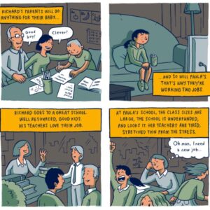 Emily Tarver Instagram - Years ago this comic by @xtotl helped me to better understand privilege. Hopefully it will help others. There are so many factors that add to disparity in education/wealth/everything - which is clearly tied to systemic racism among other things. This touches on but a tip of the shitberg.