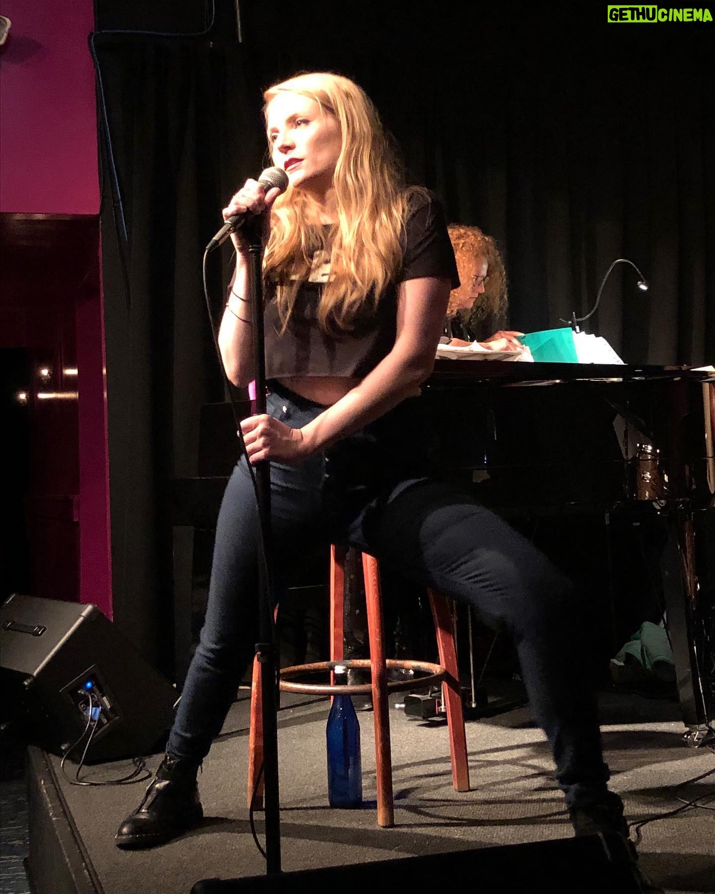 Emily Tarver - 4.8K Likes - #tbt to live performances, lunging in public and general togetherness. Stay safe y’all!