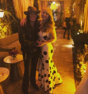 Emily Tarver Instagram - This is my dear friend B. They’ve got some big bullshitty cancer. They are a true blue friend. They got me a onesie for Xmas one year with “Texas” on the back   a butt flap AND my initials on the front(2nd pic). 🔗to their go fund me is in my bio so PLEASE - any little or HUGE amount helps so much I love you all please love my friend with $$$ and good vibes. ♥️💞♥️