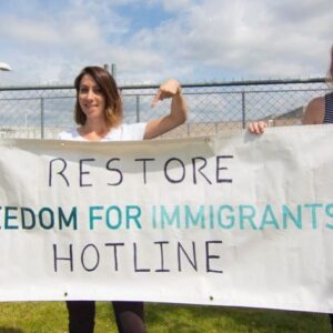 Emily Tarver Instagram - As an actress on #OITNB that featured @migrantfreedom’s powerful and crucial national immigration detention hotline, I stand with them. Their hotline should never have been shut off by ICE. It’s time to #RestoreTheHotline and we are counting on the courts to uphold the 1st Am.