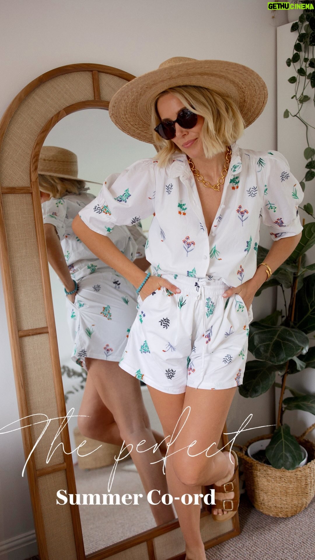 Emily Tierney - 3 Likes - Who else loves a co-ord? This beautiful 100% cotton embroidered ‘Iris’ set from @joules is going straight into my suitcase for my holiday. Love that it’s fully lined too 🤍 Available now on the Joules website | A D #joules #JoulesSummerWellSpent #summeroutfit #summerstyle