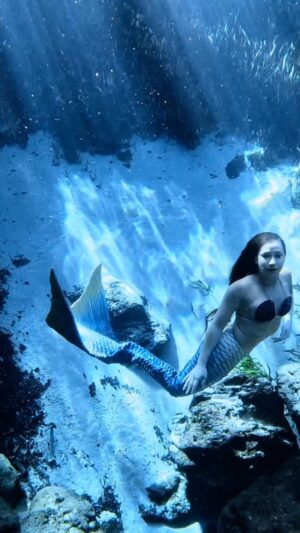 Emily Alexandra Guglielmo Instagram - 🌊 Summer year round in #florida 

🧜🏻‍♀️ Wanna come swim ? @theamericanmermaid_ 

😎 @visitflorida @visitorlando 

#watergoals #livinggoals #summeryearround #visitflorida #visitorlando #mermaidsarereal #thefloridamermaid #junipersprings #orlando #ocala #emilyalexandracosmetics #freediver #merrowfins