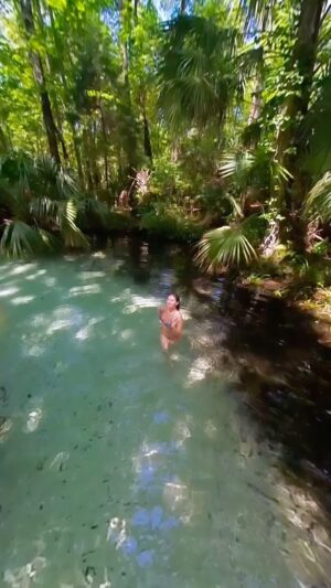 Emily Alexandra Guglielmo Instagram - Stay adventurous water-child 

#adventurous #waterchild #springs #natural #organic #glitterbikini #insta360 #summer2024