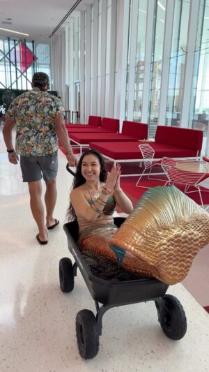 Emily Alexandra Guglielmo Instagram - 🎬 Recap from @virginvoyages filming for @netflix documentary #Merpeople ~ 

🧜🏻‍♀️ I was also blessed to host as the main mermaid for @guinnessworldrecords event for “ Most Merpeople congregated in one sitting “ 

👸🏻I was Miss Florida for @kingandqueenoftheseas while on the cruise ! 

#guinessworldrecord #virginvoyages #kingandqueen #documentaryfilmmaking #missflorida #pageantryreimagined #docuseries #film #cruisemermmaid #virginvoyagesvaliantlady