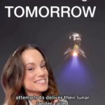 Emily Calandrelli Instagram - ‼️ Moon landing attempt TOMORROW!!!