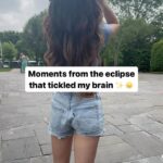 Emily Calandrelli Instagram - Who was able to use a colander or disco ball to see the eclipse?? 🙋🏻‍♀️🪩 If totality happened for you, did you scream or were you silent in awe?