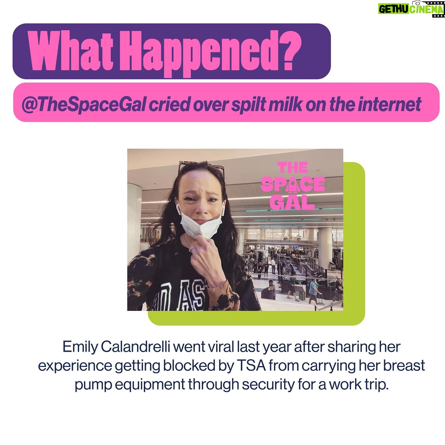 Emily Calandrelli Instagram - Calling all moms, breastfeeding parents and those who support us! Let’s prevent this from happening to anyone else in the future 🍼💪🏻 Here’s a script and instructions for calling your reps to support the BABES Enhancement Act! In the House it’s labeled “HR 3386” In the Senate it’s labeled “S 1570” Call your 1 Congressional Rep and your 2 Senators and simply say “I’m a constituent and I’m calling to ask you to co-sponsor the BABES Enhancement Act to make it easier for mothers and parents to travel and feed their babies” They won’t ask you questions (except maybe your zip code to verify that you’re a constituent)! This is a bi-partisan bill that isn’t controversial 🍼 we just need enough SUPPORT to get it passed! Moms everywhere 🤝🏻 we got this 🙌🏼🍼💪🏻 Thank you to @katieporteroc for making this Bill a reality and thank you to @ericswalwell for all of his support along the way 👏🏻