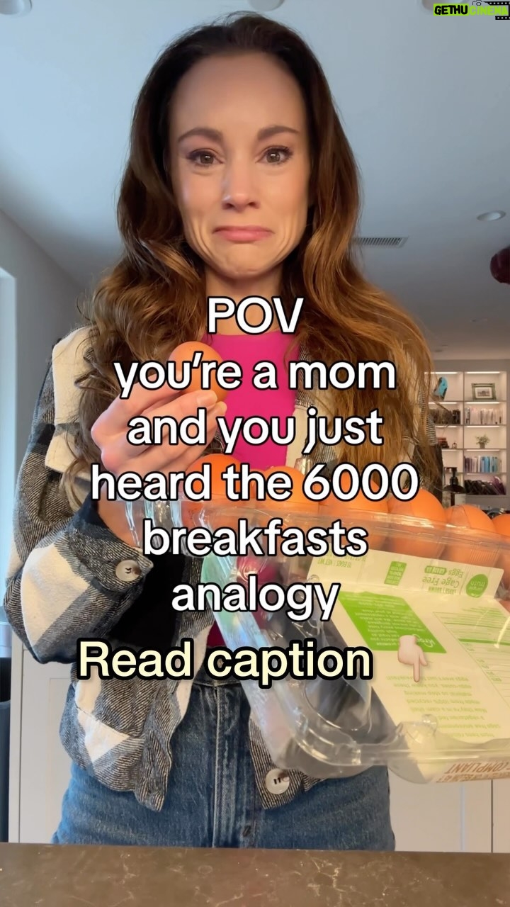 Emily Calandrelli Instagram - You have ~6000 breakfasts with your kids before they move out. After that you might get 30/year if you’re lucky. It would take 200 years to get another 6000. 😭🍳