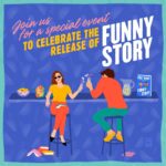 Emily Henry Instagram - 2 weeks until release, when dozens of stores across the US will be throwing their own #FunnyStoryParty(/ies), complete with games, treats, and prizes. While I won’t be there in person, I’m sending some special surprises ahead for you 😈. Find a party near you at the link in my bio.
