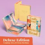 Emily Henry Instagram - JUST REVEALED: Check out the deluxe hardcover edition of @emilyhenrywrites’ breakout hit novel, #BeachRead — available October 1st! 💖 Millions fell in love with #BeachRead and the bestselling book solidified #EmilyHenry as rom-com royalty. The deluxe version features glitter on the jacket type, gold foil stamping that features a reader-favorite quote and stunning endpapers with a design that carries over to the stained edges of the pages. ✨🏖️📖 #bookstagram #bookrecommendations #books #bookclub #booklovers #gmabookclub