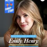 Emily Henry Instagram - Don’t miss bestselling author @emilyhenrywrites on “GMA” on Monday 4/22 to celebrate the release of her new novel, “Funny Story”! 💙 Do you have a question for Emily? Comment below with your Qs and Emily might answer it LIVE!👇 #funnystory #emilyhenry #emilyhenrybooks #gmabookclub