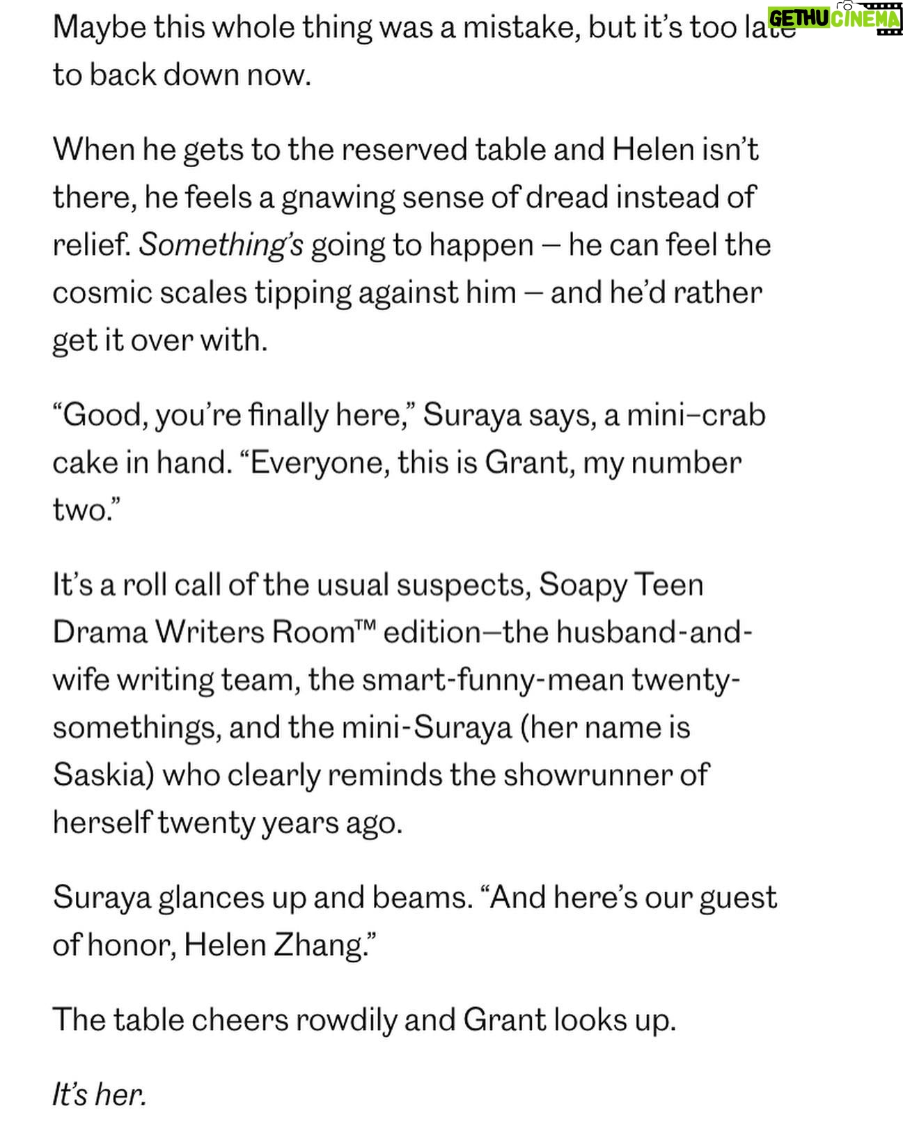 Emily Henry Instagram - Meet Helen and Grant. Full excerpt in @entertainmentweekly today 🕶️🍸
