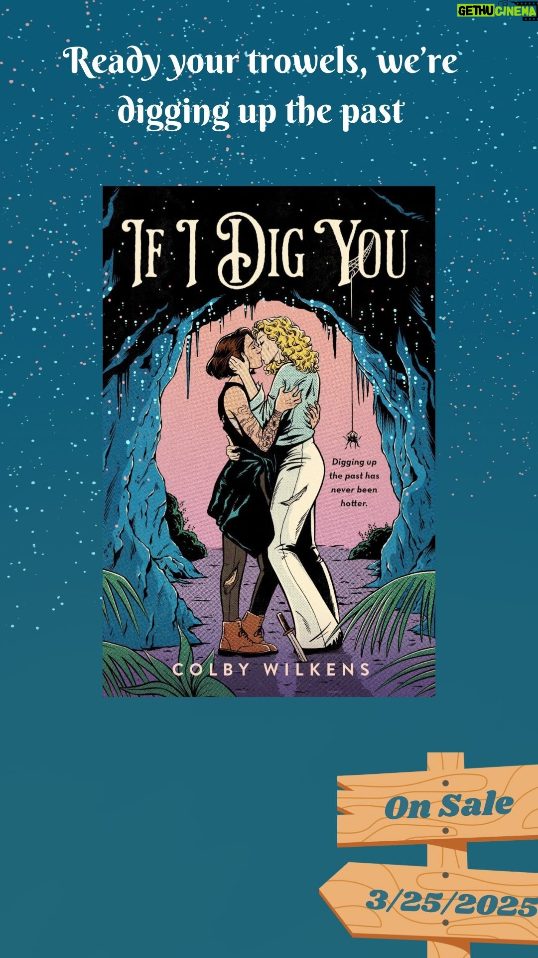 Emily Henry Instagram - đź§COVER REVEALđź§ I am beyond excited to reveal the cover and blurb of my second book, If I Dig You, a best friends-to-lovers adventure romance that’s National Treasure meets Count Your Lucky Stars! You may recognize a few characters from If I Stopped Haunting You đź‘€ Available to preorder! You can grab signed and personalized copies from Third Place Books! (Lnks in bio!) A massive thank you to my editor and assistant editor @thedaysbetween and @vnssaguirre for all the amazing work on this book. To the dream team @kerriresnick for cover design and @jeniferrprince for illustrating maybe the prettiest cover ever???? And a massive thank you to @emilyhenrywrites for collaborating 🫶🏻🫶🏻 Full blurb: Archaeologists Isadora Ross and Louise Morgenstern have been best friends for sixteen years. But ever since Lou went back on a promise, broke off her toxic engagement and took a once-in-a-lifetime job on a dig in Turkey, leaving Isi behind - their relationship has been teetering on a precipice. Lou’s been back a year, and Isi’s avoiding her, struggling with her resentment and unrequited romantic feelings. She throws herself even further into her never ending search for her mom, who went missing on a research trip in the mountains fourteen years ago. But when Isi unearths an old journal of her mom’s indicating that the legends of lost Cherokee gold were more than legends, and she and Louise are kidnapped by a wealthy private collector who’s also been searching for it, they are forced to work together. Having escaped, they must navigate not only the complicated feelings between them but also predators, the weather, and even the dark as they race through the mountains. Isi will have to decode her mom’s map in order to find the gold and get them out alive. . #IfIDigYou #FriendstoLovers #CoverReveal #PrettyBooks #Sapphic #SapphicBooks #AdventureRomance #ChappellRoan #PrettyBooks #Books #BookCover #BookCoverDesign #QueerBooks #Bookstagram #BooksofInstagram