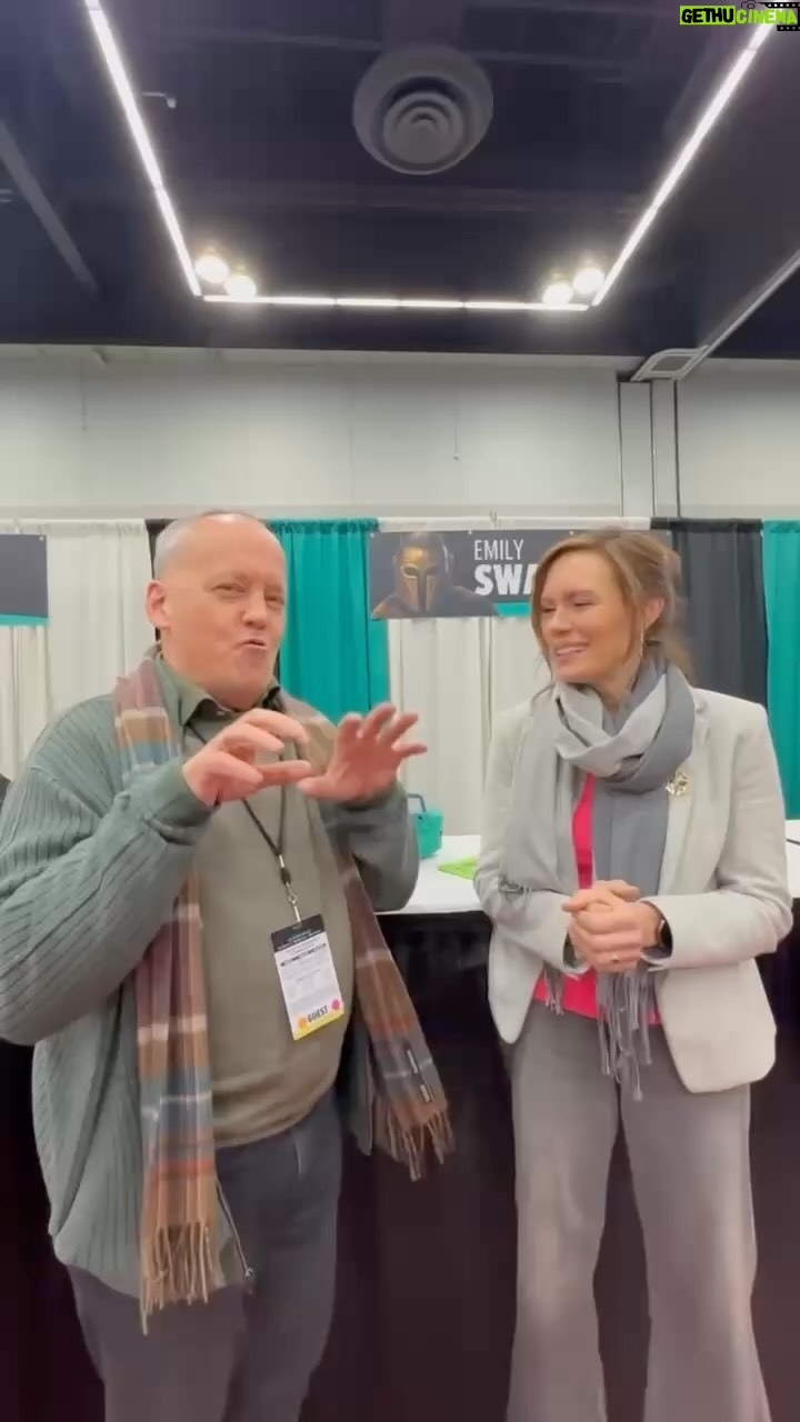 Emily Swallow Instagram - On #thisisthewaywednesday, Iโm somewhat selfishly excited to tell you about @voicesagainstcancer โs newest ambassador @deebradleybaker because it gave me an excuse to ask for a free tutorial in his magical mischief. You already know he is brilliantly talented, but did you also know how kind and generous he is? Dee has carved a unique path for himself in the Voice Actjng world and has years of valuable experience, but rather than keep secrets of his success to himself, he walks The Way by sharing the knowledge he has gained over the years (check out his blog iwanttobeavoiceactor.com). Iโm excited that VAC has gained someone like Dee to be an ambassador. He happily and humbly credits voice artists who paved the way before him and he wants others to gain from what he himself has learned. In doing so, he reminds us that we all benefit from those who come before us and have much to offer to those who come after us; no one makes it alone. Who is someone youโve learned from because of their generosity in sharing their craft? Tag them below! ๐๐๐ #thisistheway #deebradleybaker #americandad #avatarthelastairbender #phineasandferb #voiceactor #payitforward #spongebob #starwars #givekidsavoice