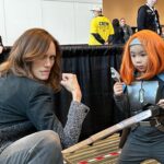 Emily Swallow Instagram - Some of my fave moments from @fanexposf: - exposing the realities of how Bo and The Armorer spend their time now that peace reigns on Mandalore - prom photos with Carl - amazing Armorer and Bo Katan cosplay, including Bo KaPeep 🐑 - Fangirling over Tem, Daniel and Vivien - a happy smile on my face because @officialcarlyking moderated such an awesome panel What an incredible weekend! Thank you everyone for your beautiful welcome. See you next time! #thisistheway #fanexpo #comiccon #floss #emilyswallow #kateesackhoff #carlweathers #temuramorrison #daniellogan #vivienlyrablair #cosplay #bokatan #thearmorer #themandalorian