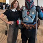 Emily Swallow Instagram - Some of my fave moments from @fanexposf: - exposing the realities of how Bo and The Armorer spend their time now that peace reigns on Mandalore - prom photos with Carl - amazing Armorer and Bo Katan cosplay, including Bo KaPeep 🐑 - Fangirling over Tem, Daniel and Vivien - a happy smile on my face because @officialcarlyking moderated such an awesome panel What an incredible weekend! Thank you everyone for your beautiful welcome. See you next time! #thisistheway #fanexpo #comiccon #floss #emilyswallow #kateesackhoff #carlweathers #temuramorrison #daniellogan #vivienlyrablair #cosplay #bokatan #thearmorer #themandalorian