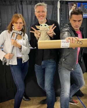 Emily Swallow Instagram - #flashback to a few of my #starwars faves I get to see this weekend at @fanexposf.  I am thankful for the incredible talent and generosity in this universe.  I don’t have pictures for everyone who’s gonna be there, but it’s going to be epic!  See y’all there today through Sunday for photo ops, autographs and panels.

#thisistheway #fanexpo #fanexposf #themandalorian #emilyswallow #kateesackhoff #carlweathers #giancarloesposito #pedropascal #rickfumiyama #matthewwood #daniellogan #temuramorrison #ewanmcgregor #alantudyk #raypark #laurenmarykim #emanesfandi #vivienlyrablair #denislawson #helensadler