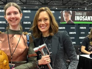 Emily Swallow Instagram - Is there a better place to be on Star Wars Day than at a fan convention?

The joy was absolutely electric.

However, we all know that, no matter how boisterous and confident we may seem on the outside, there could be shadows lurking beneath the surface that no one knows but we ourselves. 

On #thisisthewaywednesday, I want to tell you about a group of fans I met who walk The Way in a real, practical, uplifting way that was truly a day-to-day endeavor.  They’d been talking online for a year, and this convention was their first in-person meeting.  Between them, they knew they were dealing with severe social anxiety, a seizure disorder and other physical and emotional difficulties that might very well keep many people home in isolation.  But they also had something else in common: a desire to trust each other, to practice vulnerability and to support each other.  I saw them multiple times through the weekend in various states of joy and exhaustion, and I heard how they navigated tricky moments including panic attacks.  At the end of the convention, they were tired and ready for rest, but they were SO joyful that they’d had the experience and stuck with each other (and with themselves) through it all.

I am continually inspired by the way all of you lift each other up even with a strength you didn’t know you had.  When we are acting in service to someone we love, we realize we could probably stand to show ourselves that same love, gentleness and courage.  This is the Way.

P.S. I lost track of which of my fabulous Armorers was which, so please forgive me if I’ve mistagged you or didn’t know your handle!  Tag yourselves please!

#mentalhealthawareness #thisistheway #community #comiccon #anxiety #loveoneanother #thearmorer #alwayskeepfighting