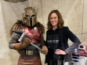 Emily Swallow Instagram - Is there a better place to be on Star Wars Day than at a fan convention?

The joy was absolutely electric.

However, we all know that, no matter how boisterous and confident we may seem on the outside, there could be shadows lurking beneath the surface that no one knows but we ourselves. 

On #thisisthewaywednesday, I want to tell you about a group of fans I met who walk The Way in a real, practical, uplifting way that was truly a day-to-day endeavor.  They’d been talking online for a year, and this convention was their first in-person meeting.  Between them, they knew they were dealing with severe social anxiety, a seizure disorder and other physical and emotional difficulties that might very well keep many people home in isolation.  But they also had something else in common: a desire to trust each other, to practice vulnerability and to support each other.  I saw them multiple times through the weekend in various states of joy and exhaustion, and I heard how they navigated tricky moments including panic attacks.  At the end of the convention, they were tired and ready for rest, but they were SO joyful that they’d had the experience and stuck with each other (and with themselves) through it all.

I am continually inspired by the way all of you lift each other up even with a strength you didn’t know you had.  When we are acting in service to someone we love, we realize we could probably stand to show ourselves that same love, gentleness and courage.  This is the Way.

P.S. I lost track of which of my fabulous Armorers was which, so please forgive me if I’ve mistagged you or didn’t know your handle!  Tag yourselves please!

#mentalhealthawareness #thisistheway #community #comiccon #anxiety #loveoneanother #thearmorer #alwayskeepfighting
