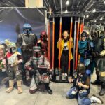 Emily Swallow Instagram - Is there a better place to be on Star Wars Day than at a fan convention? The joy was absolutely electric. However, we all know that, no matter how boisterous and confident we may seem on the outside, there could be shadows lurking beneath the surface that no one knows but we ourselves. On #thisisthewaywednesday, I want to tell you about a group of fans I met who walk The Way in a real, practical, uplifting way that was truly a day-to-day endeavor. They’d been talking online for a year, and this convention was their first in-person meeting. Between them, they knew they were dealing with severe social anxiety, a seizure disorder and other physical and emotional difficulties that might very well keep many people home in isolation. But they also had something else in common: a desire to trust each other, to practice vulnerability and to support each other. I saw them multiple times through the weekend in various states of joy and exhaustion, and I heard how they navigated tricky moments including panic attacks. At the end of the convention, they were tired and ready for rest, but they were SO joyful that they’d had the experience and stuck with each other (and with themselves) through it all. I am continually inspired by the way all of you lift each other up even with a strength you didn’t know you had. When we are acting in service to someone we love, we realize we could probably stand to show ourselves that same love, gentleness and courage. This is the Way. P.S. I lost track of which of my fabulous Armorers was which, so please forgive me if I’ve mistagged you or didn’t know your handle! Tag yourselves please! #mentalhealthawareness #thisistheway #community #comiccon #anxiety #loveoneanother #thearmorer #alwayskeepfighting