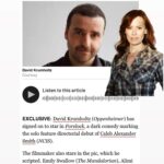 Emily Swallow Instagram - And now for something completely different… I am thrilled to be a part of this darkly funny and super clever script by @calebalexandersmith. I’m playing a character unlike anything I’ve gotten to do before. Read below for a little taste of the plot 👇 (@davidkrumholtz, hope you don’t mind that I added a little pizazz to your solo shot) Forelock centers on a naive fitness enthusiast (Smith) seeking a fresh start in Los Angeles, watching as he collides with a Hollywood Boulevard grifter (Krumholtz) who exploits his uncanny resemblance to the world’s most famous superhero. Pic is the first for Midnight Chimes, the film and TV production company founded last year by sports journalist and broadcaster Lindsay McCormick and Smith. McCormick is producing, with Russ Hammonds (Unbreakable Kimmy Schmidt, The Diplomat) exec producing alongside Krumholtz. The film is co-financed by Midnight Chimes LLC, with production currently underway in Los Angeles. “It’s an honor to collaborate with so many true artists both behind and in front of the camera,” Smith told Deadline. “Even as a sardonic comedy, Forelock is a deeply personal story, and I’m thrilled I don’t have to take the journey alone.” Added Krumholtz, “I’m super jazzed and grateful to have been asked to be an integral part of Caleb’s crystal clear unique vision for Forelock. Playing Randy is an exquisite challenge, a character portrayal that I hope will surprise audiences far and wide.” #forelock #superman #manofsteel #comedy #indiefilm