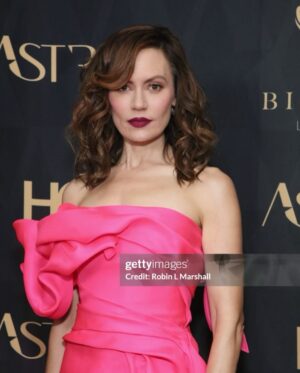 Emily Swallow Instagram - Red carpet photo dump.
@hollywoodcreativealliance #astraawards 
I was nominated with some kick-ass ladies for Best Supporting Actress in a Streaming Drama Series for my work as The Armorer.

Thank you to my glam team!!! It sure takes longer to get ready when you’re not covering your head with a helmet…

Stylist: @stylebybek 
HMU: @dannidoesit 
Dress: @rubinsinger 
Shoes: @camillagabrieli 
Clutch: @lalingilondon
Jewelry: @sterlingforever 
@rocklovejewelry 
@theofficialpandora 
Arm Candy: @chadkimball76