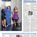 Emily Symons Instagram - Loved this shoot with my beautiful Diner Ladies @lynnemcgranger @adanicodemou 🩷🩷 here we are on the front page of today’s @SydneyMorningHerald! Full story out on Monday and Melbourne, catch us on the cover of the Green Guide TODAY in @theageaustralia 💃🏼 #tvweeklogies #homeandaway