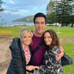 Emily Symons Instagram - Last day at PB before the Easter Holidays 🐣Yay @__jamesstewart__ 🐣@georgieparker 🥳🐣🐰🍫