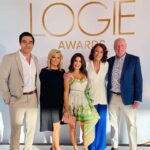 Emily Symons Instagram - Absolutely beside myself to be standing up here with my beautiful friends as a @tvweekmag nominee for the very first time 🎉 thank you for my glam @officiallauravazquez and @pipcook1 styling ♥️♥️ #homeandaway #tvweeklogies #logies2023