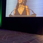 Emily Tosta Instagram - happy to have hosted the 2023 HENAAC awards powered by Great Minds in STEM💥 where we honored world-class excellence in Science, Technology, Engineering and Math. it was such an empowering night to inspire our youth in the latino community that we belong and deserve to be in these spaces✨ thank you for having me @greatmindsinstem