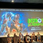 Emily V. Gordon Instagram - Destroy All Neighbors is on @shudder and in select theaters today! This movie is so fun and twisted, and my boy @jonahray is amazing in it. Watch it immediately!!