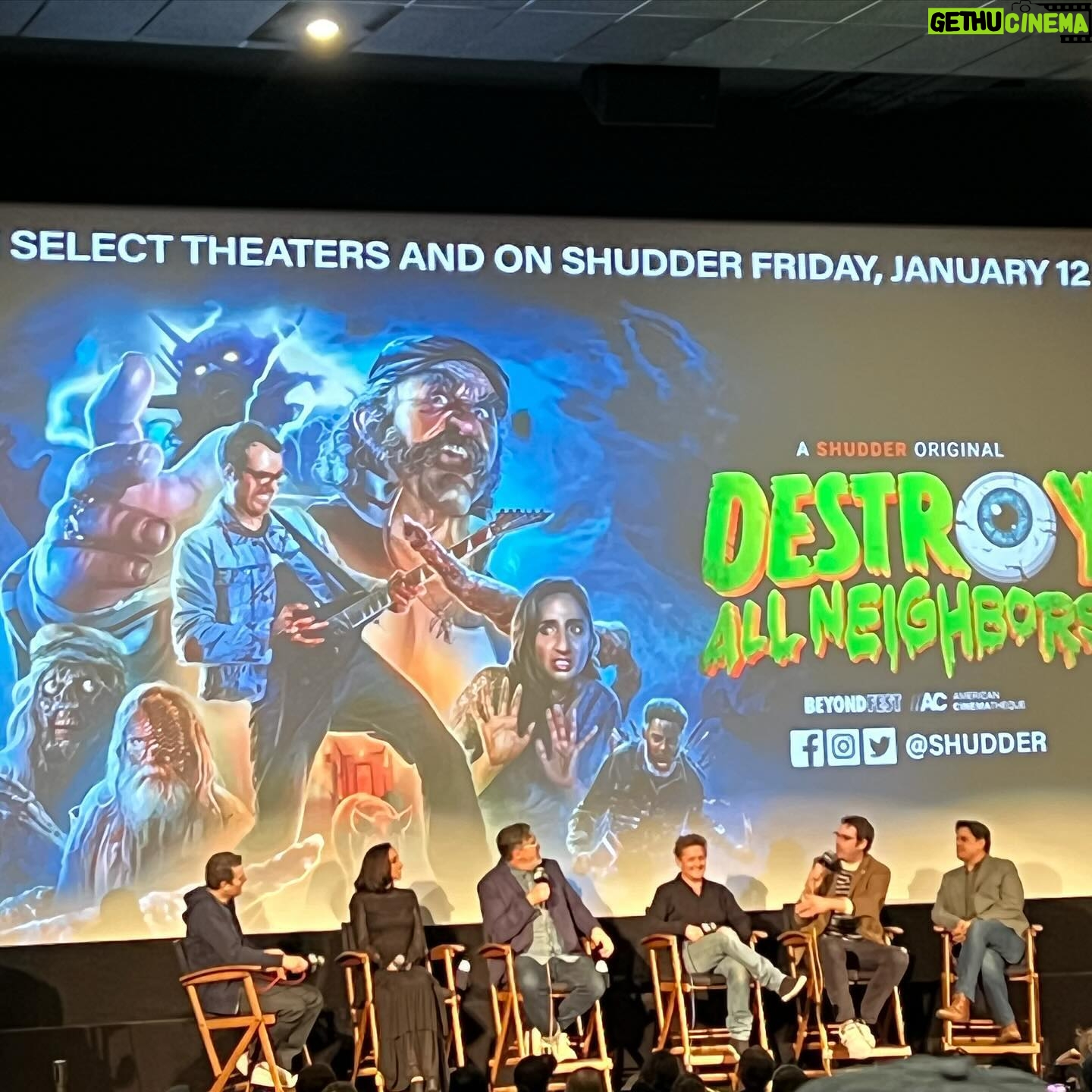 Emily V. Gordon Instagram - Destroy All Neighbors is on @shudder and in select theaters today! This movie is so fun and twisted, and my boy @jonahray is amazing in it. Watch it immediately!!