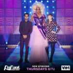 Emily V. Gordon Instagram - Here’s to fifteen years, @rupaulsdragrace! Still one of the best days of my life. Update: we were guest judges on season 10! This is not upcoming, it’s past.