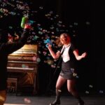 Emily V. Gordon Instagram - “I want the boys to come onstage to something magical, like bubbles.” “Yes, but how?” “Don’t worry, @mikerosenstein and I have got you.” Pics by the incomparable @tylerossity, our former photographer who has so much new fancy equipment and is still just as cool as ever.
