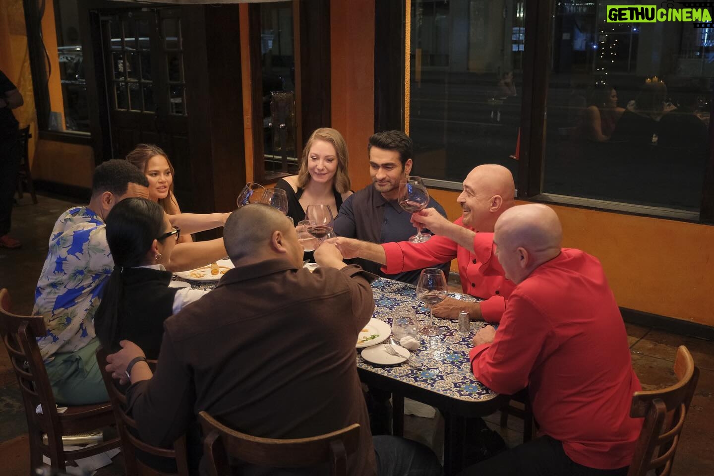 Emily V. Gordon Instagram - Had the delight of 1) eating at @casitamex 2) having a triple date with David & Grace, John & Chrissy, and Kumail, and 3) being on #chrissyanddavedineout! And amazingly, I got to accomplish all these things at once. It’s on @hulu today! And if you're in SoCal, GO EAT AT LA CASITA MEXICANA. It's worth it.