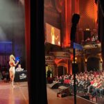 Emily V. Gordon Instagram - The Give Back-ular Spectacular was so fun! 1) Kumail playing a game onstage 2) fake dad Ray Romano doing standup 3) Monet Xchange singing opera You can still donate at @tusctogether or tusctogether.com/spectacular