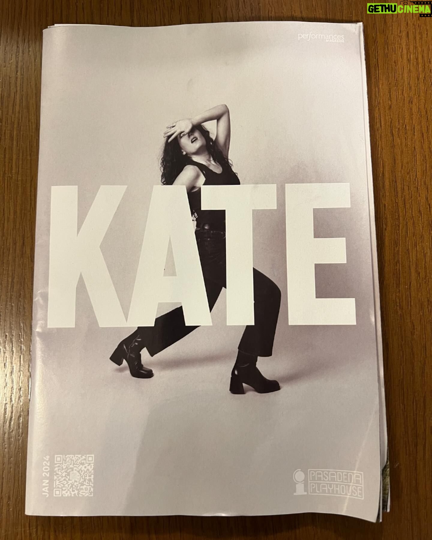 Emily V. Gordon Instagram - Saw the wondrous @kateberlant doing KATE last night at the @pasadenaplayhouse and I am forever changed. If you’re in LA, or Pasadena, you must go. Couldn’t figure out how to get the whole look in without doubling it. Styling: @garrett__ives
