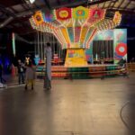 Emily V. Gordon Instagram - If you live in LA, you kinda have to go to this. In 1987, a bunch of hip artists got together to build a working theme park for kids in Germany. Keith Haring. Rebecca Horn. Dali. Basquiat. Many others. It was open for a bit, and when it closed, it was packed up into storage containers and forgotten. The people of @lunaluna tracked down the storage containers, unpacked and cleaned it all, and it is now set up in downtown LA. You can’t ride the rides, but it’s magical and transgressive and deeply weird. An excellent time. See it before it moves to New York! Not sponcon- I just really loved it.