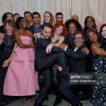 Emily V. Gordon Instagram - Hilarious how difficult it was to get us all in a pic together. Thanks @mptf for letting us be involved. Best party of the year!