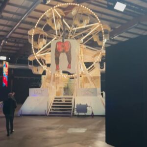 Emily V. Gordon Instagram - If you live in LA, you kinda have to go to this. 
In 1987, a bunch of hip artists got together to build a working theme park for kids in Germany. Keith Haring. Rebecca Horn. Dali. Basquiat. Many others. It was open for a bit, and when it closed, it was packed up into storage containers and forgotten. 

The people of @lunaluna tracked down the storage containers, unpacked and cleaned it all, and it is now set up in downtown LA. You can’t ride the rides, but it’s magical and transgressive and deeply weird. An excellent time. See it before it moves to New York!
Not sponcon- I just really loved it.
