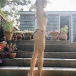 Emily Wickersham Instagram - The story of me and a @shopdoen bikini Girl in bathing suit: sits, stands, looks, stands, dances, twirls, sits, ties, rests, pretends to be done with a big day of surfing tiny waves, etc. The end.