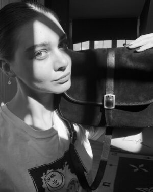 Emma Appleton Instagram - Waaaaow thank you for this dreamy bag of dreams @ysl can’t wait to inevitably fill it with hair pins and receipts that I’ll eventually lose