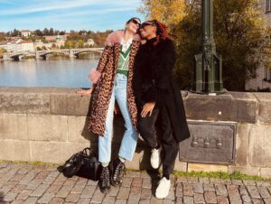 Emma Appleton Instagram - 🇨🇿eikal on tour. yes we really love each other. yes you’ll get sick of seeing this coat🇨🇿