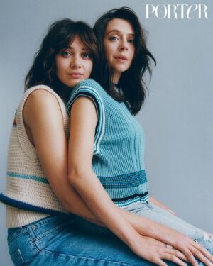 Emma Appleton Instagram - It all began when @belpowley asked to put her leg on my leg in our chemistry read 🫶
@portermagazine @netaporter 
@felicityingram 
@theannabelbrog 
@marquessawhyte 
@naokoscintu 
@dayaruci
