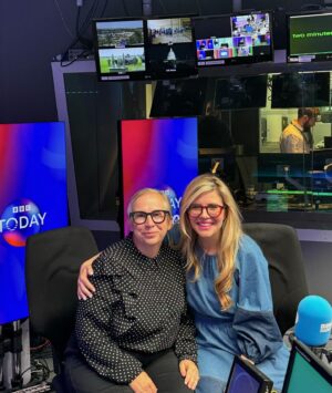 Emma Barnett Instagram - This woman. 💓 she captures how life feels and puts it on the page and then on our screens. And we all feel it- whatever it @abimorgan9 wants us to feel. 

‘Eric’ on Netflix is her latest creation - starring my fave Gaby Hoffman and Benedict Cumberbatch. But you might know and love her for The Split, Suffragette, The Iron Lady, The Hour - I could go on. She is prolific. 

For me? It’s all about her harrowing and love-filled highly personal book about how hard her last few years have been: This is not a Pity Memoir. I read it in one breath almost - that’s how it felt. When it came out we spoke on @bbcwomanshour - where we first met and made a strong bond 10 years earlier. 

This week, during my third week at @bbctodayprogramme - I was so thrilled to be reunited once more and talk New York, the eighties, love and loss. Catch back up on @bbcsounds if you fancy- search for Thursday’s programme. 

She’s thriving despite what life just chucked at her. TBH whatever Abi’s making, I’m all here for it. 

#eric #women #writers #fighters
