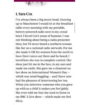 Emma Barnett Instagram - Lovely to do this…. Thank you @timesculture 🙏 
Looking at you @tvnaga @djsaracox @nickferrarilbc Kirsty Young and the late Sir David Frost (and Sir Robin Day). Thank you to you 💪 🎙️ 💪 

#broadcasting #interviewing #influence