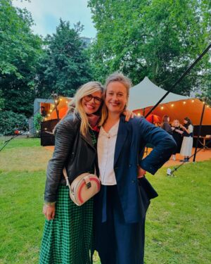 Emma Barnett Instagram - Love her. @lucyfjones - our Queen of #matrescence - the book I wanted someone to write when I had our first child 6 years ago. Long-listed for the @womensprize - it was a joy to be out with her at the partay. We first met more than a decade ago, long before our respective matrescences.

Look it up if you don’t know what I am on about. I found it so helpful and illuminating.

Congrats to all those women long-listed and short listed and the winners for the @womensprize. A beaut of an eve. 

#writers #readers #women #matrescence #mates #booklover
