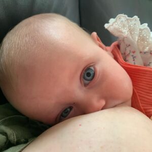 Emma Bell Instagram - So beyond grateful that I can do this for/with my child. For #breastfeedingweek I think we need to stop and recognize that the female body is miraculous. Whether you breast/chest or bottle feed your baby the dedication and love that goes into feeding our children needs to be more highly valued. Breastfeeding is not always an easy journey. In fact more women than not, myself included, have struggled with it. So since it’s hard enough, let’s normalize it so we don’t have to feel shamed by people who want to sexualize or judge this sacred act of motherhood.